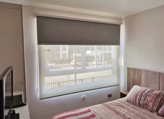 Cortina Roller Doble Rollo Blackout