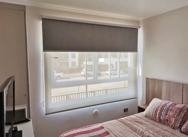 Cortina Roller Doble Rollo Blackout